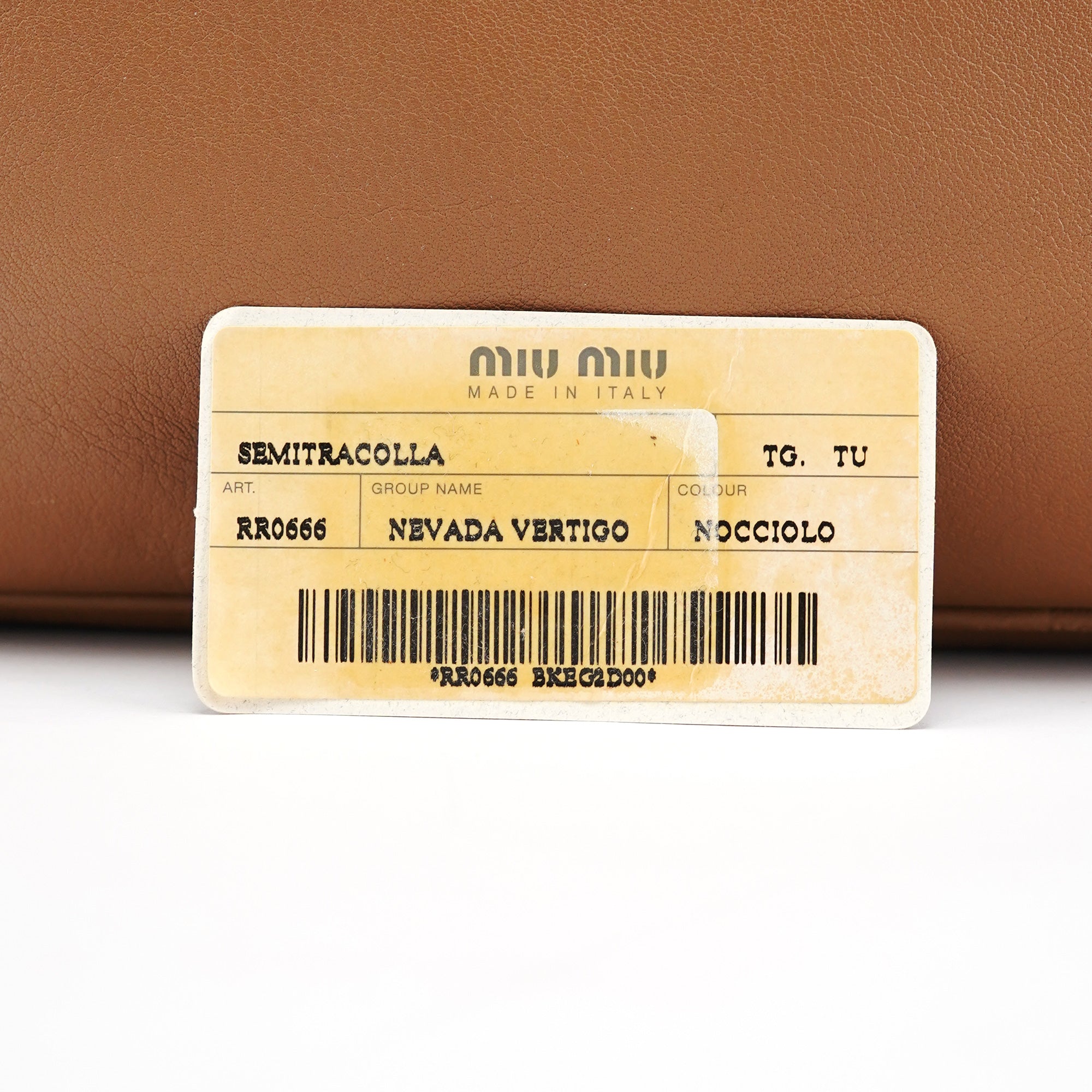 2003 Light Brown Leather Shoulder Bag