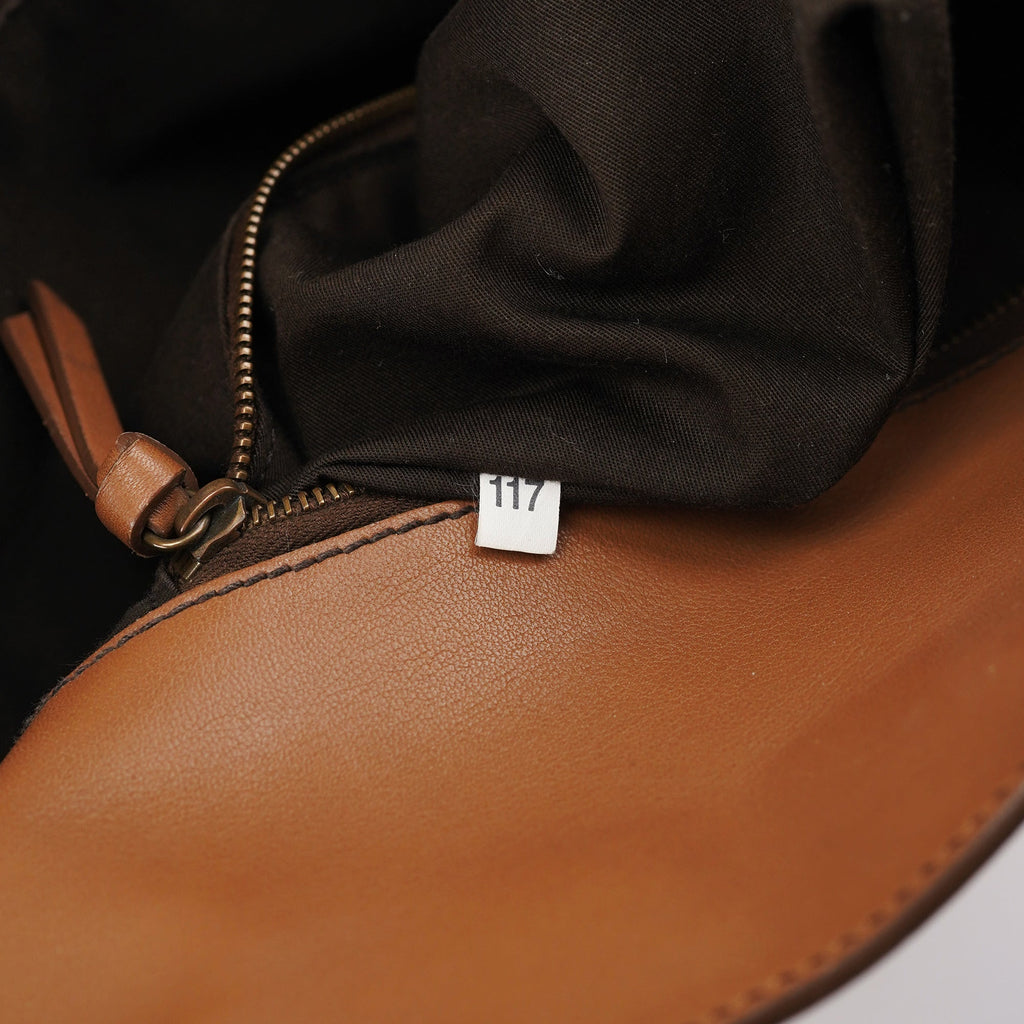2003 Light Brown Leather Shoulder Bag
