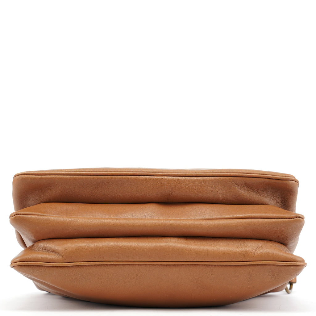 2003 Light Brown Leather Shoulder Bag