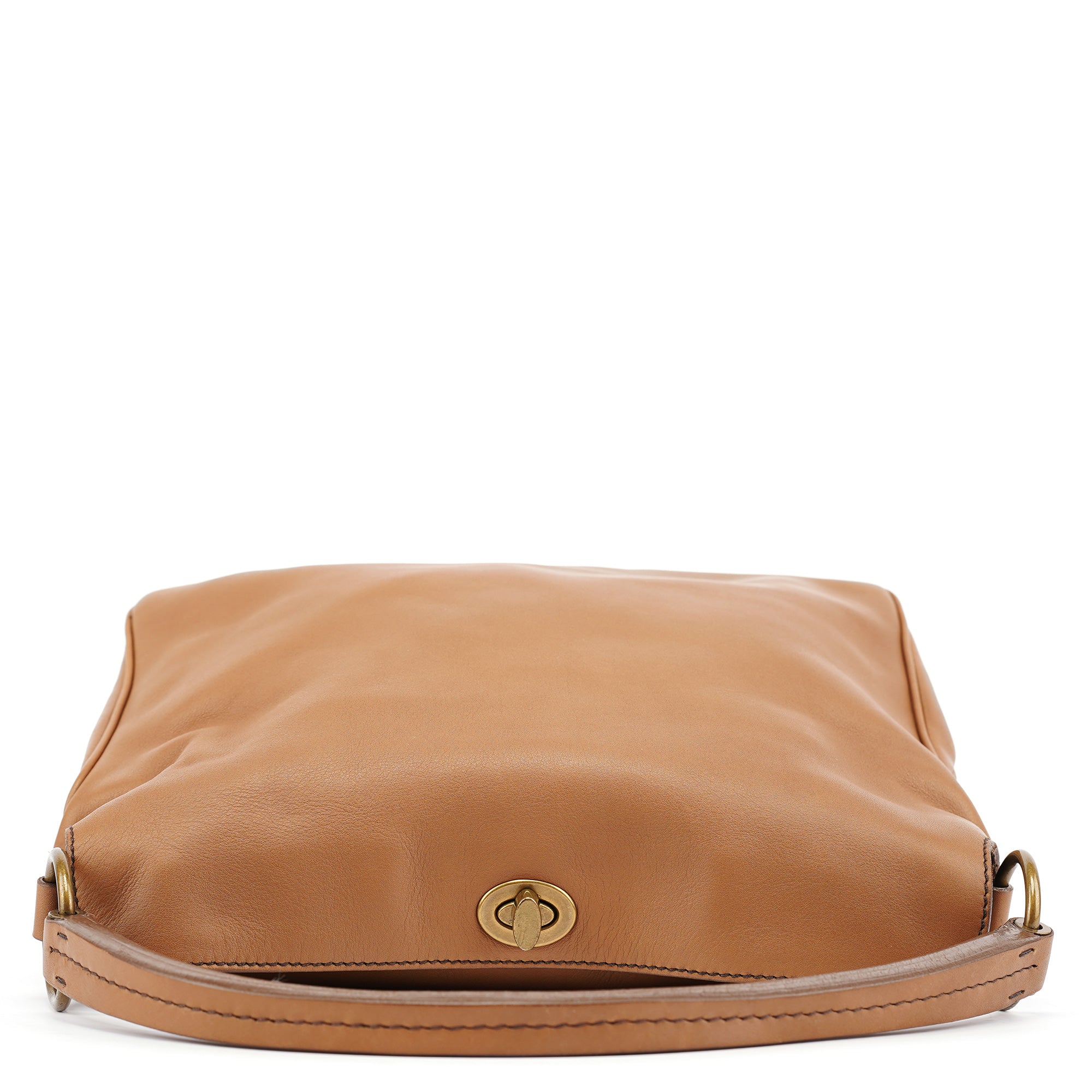 2003 Light Brown Leather Shoulder Bag