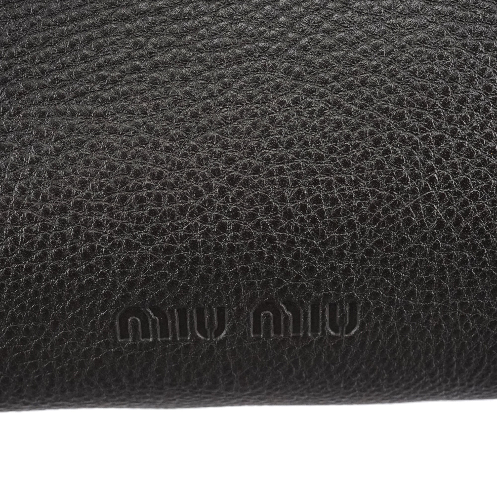 Anthracite Leather Studded Belt Tote Bag