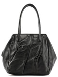 Black Leather Tote Bag