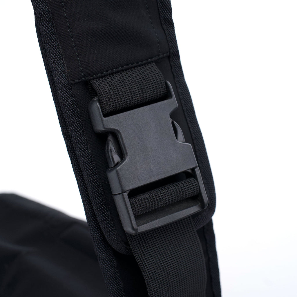 Black Neoprene Tactical Shoulder Bag