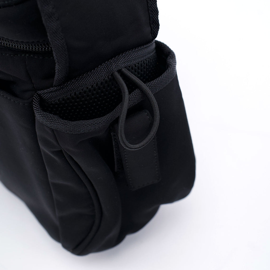 Black Neoprene Tactical Shoulder Bag