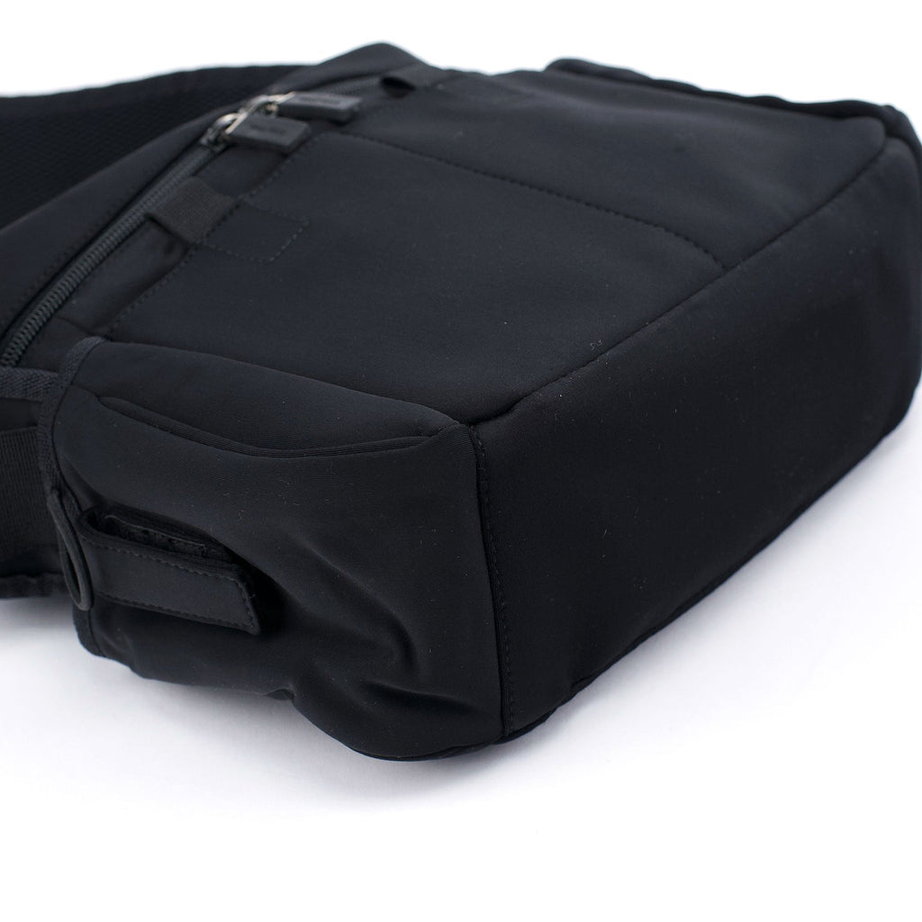 Black Neoprene Tactical Shoulder Bag