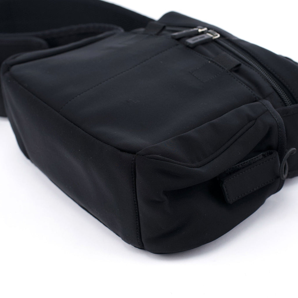 Black Neoprene Tactical Shoulder Bag