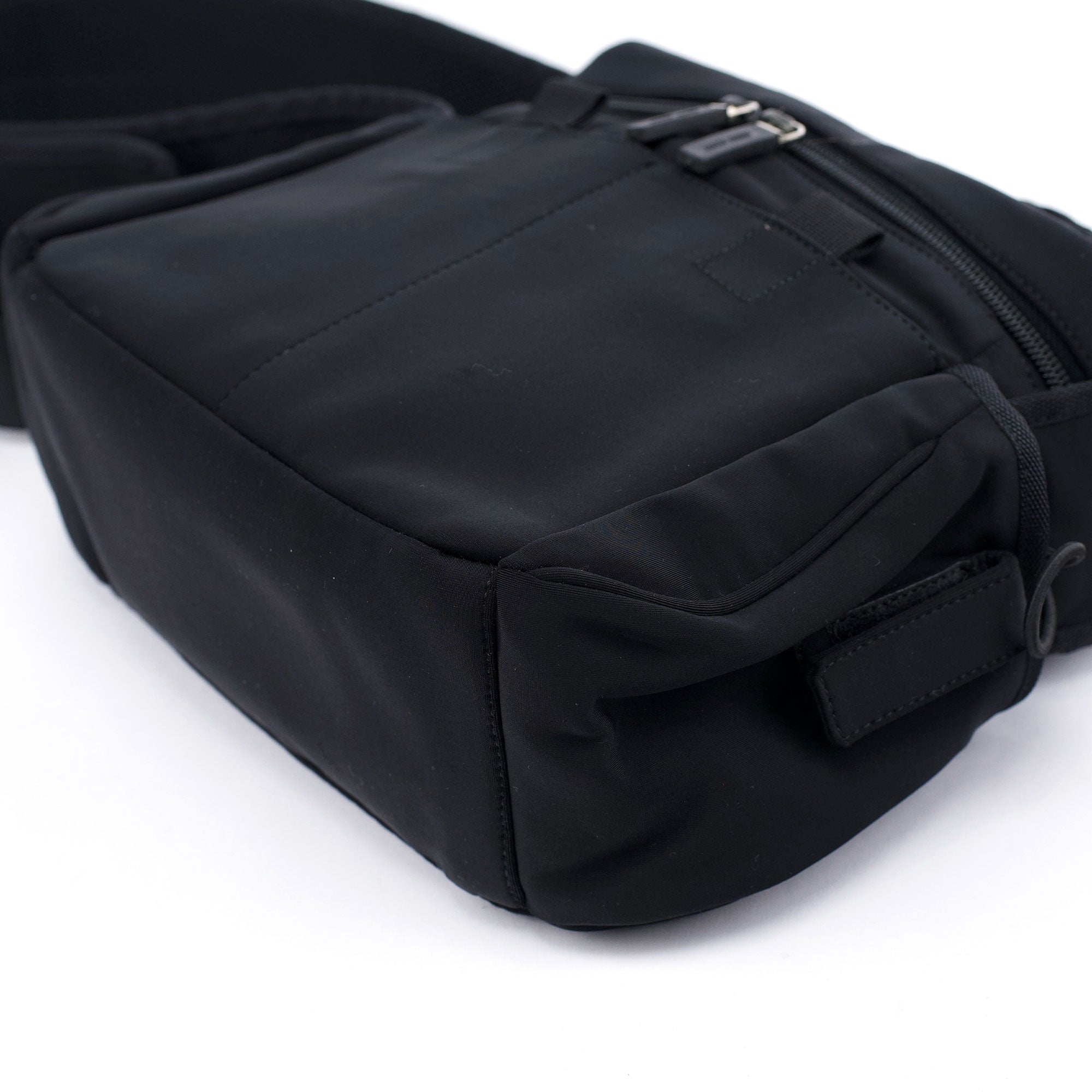 Black Neoprene Tactical Shoulder Bag