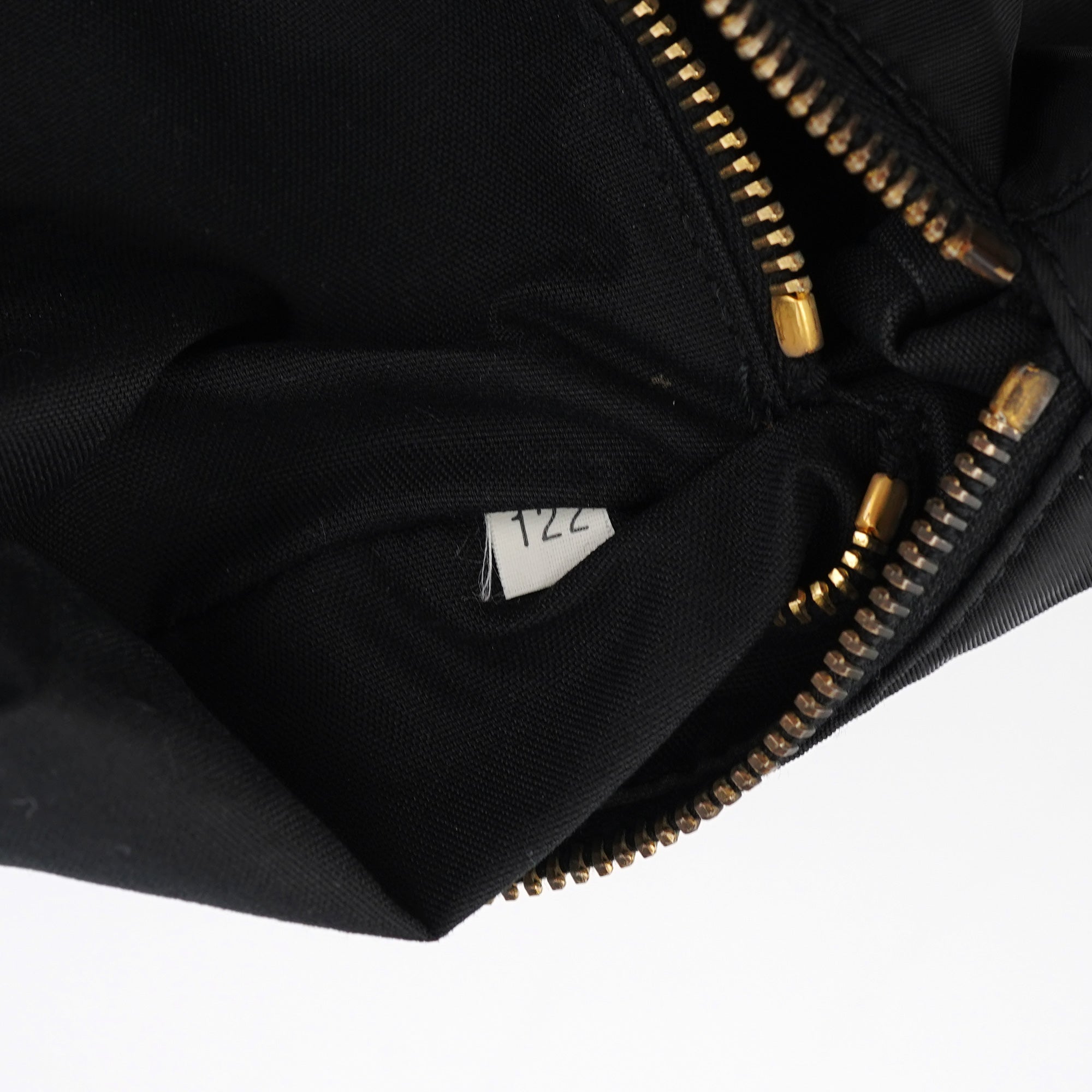 Black Nylon Cargo Shoulder Bag