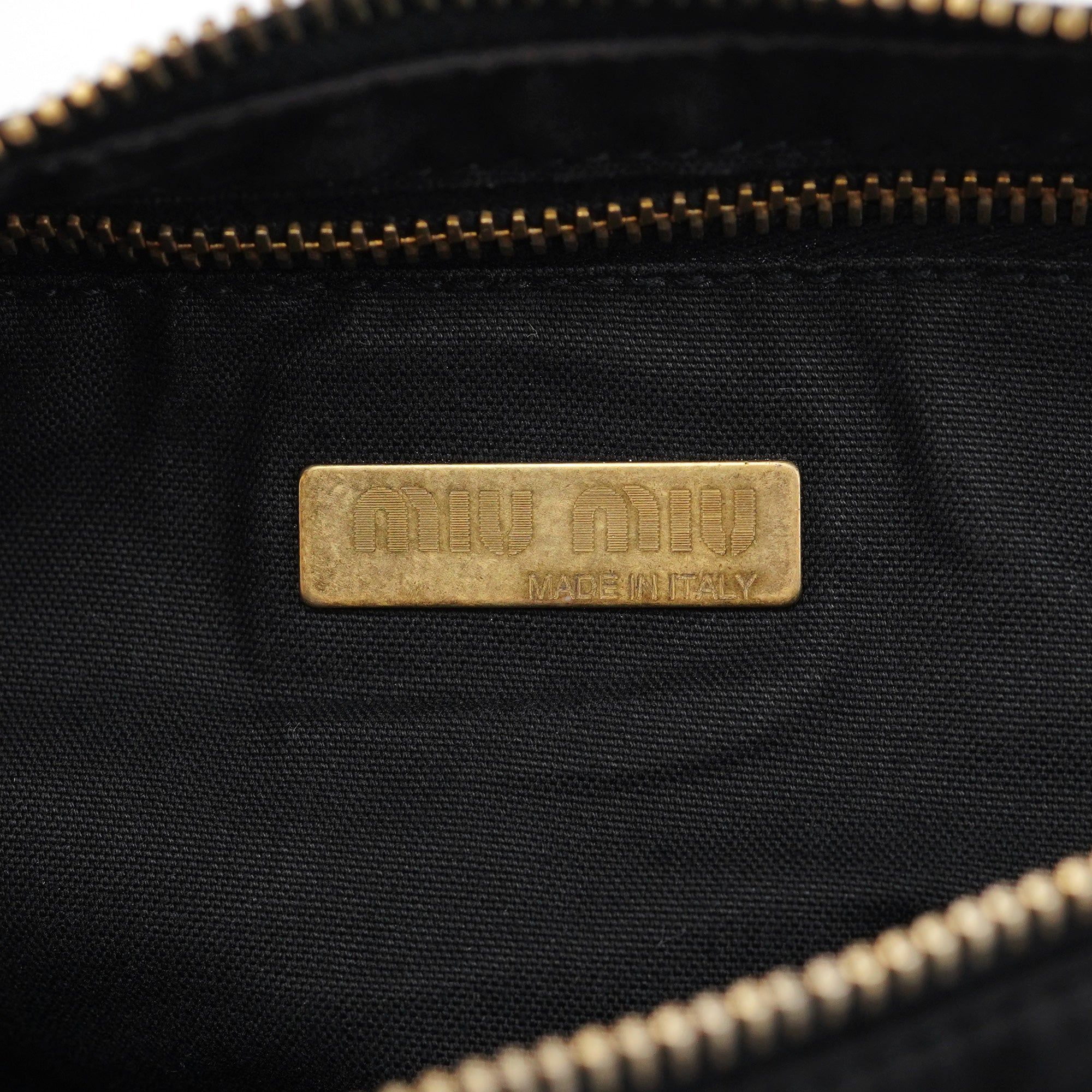 Black Nylon Cargo Shoulder Bag