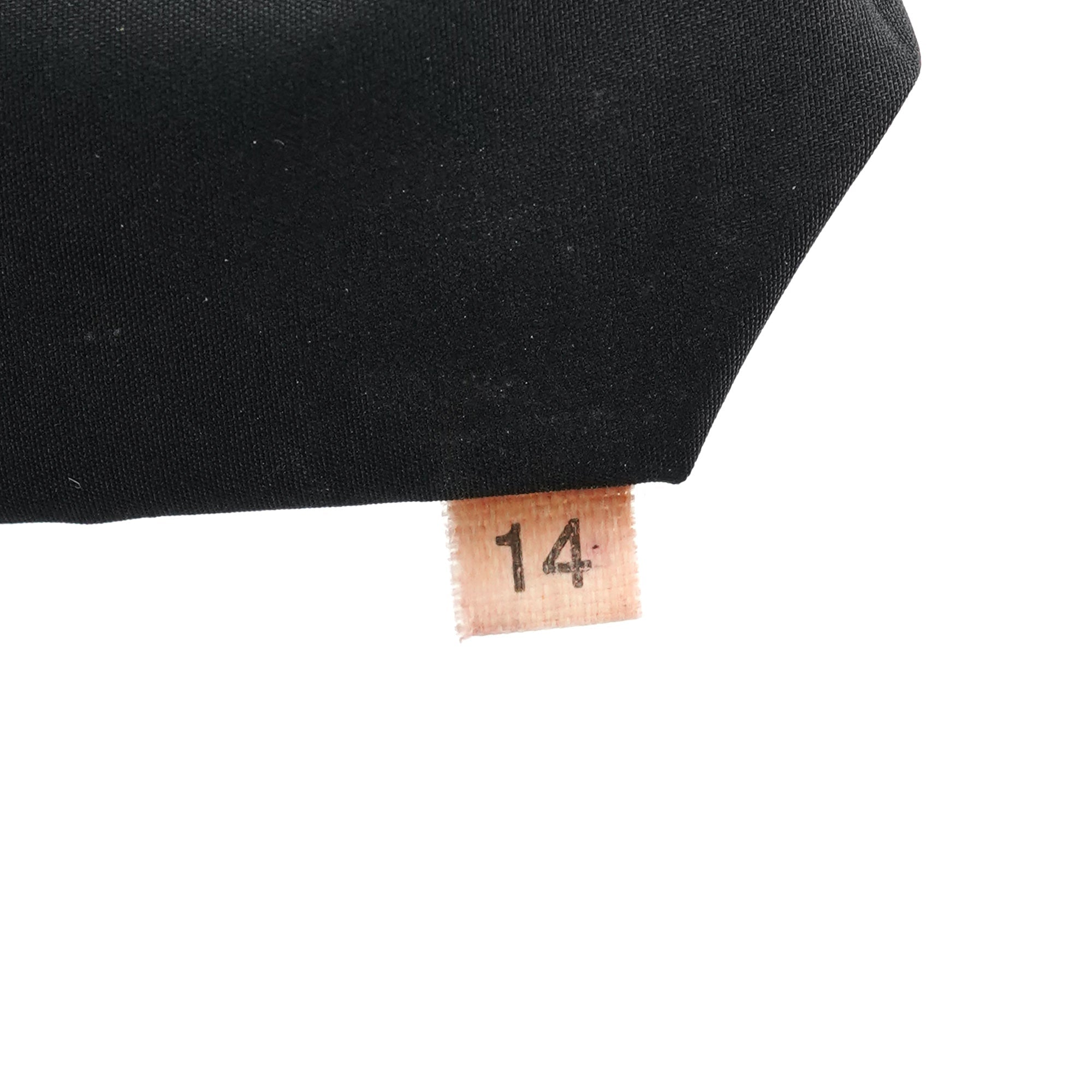 Black Nylon Clutch Shoulder Bag