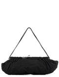 Black Nylon Clutch Shoulder Bag