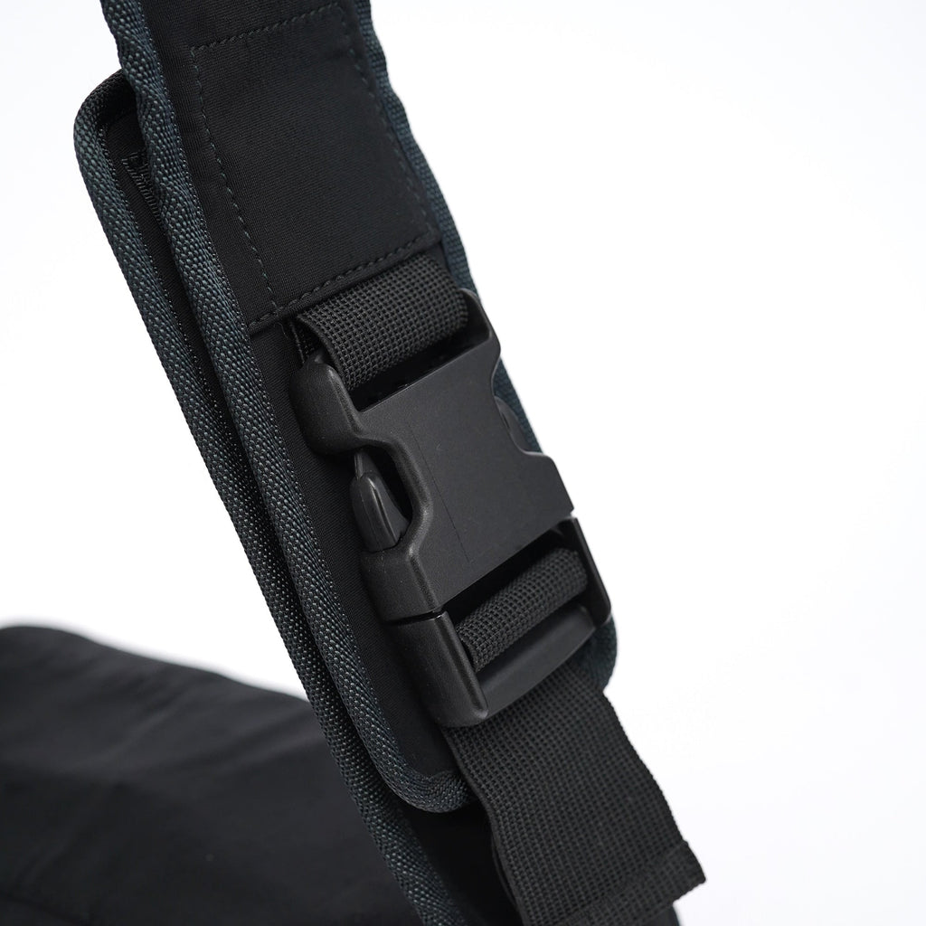 Black Nylon Tactical Crossbody Bag