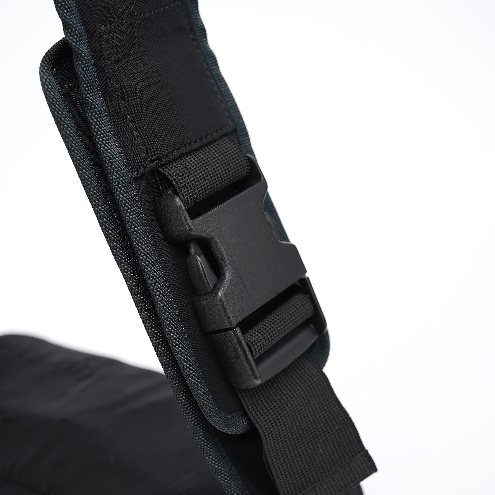 Black Nylon Tactical Crossbody Bag