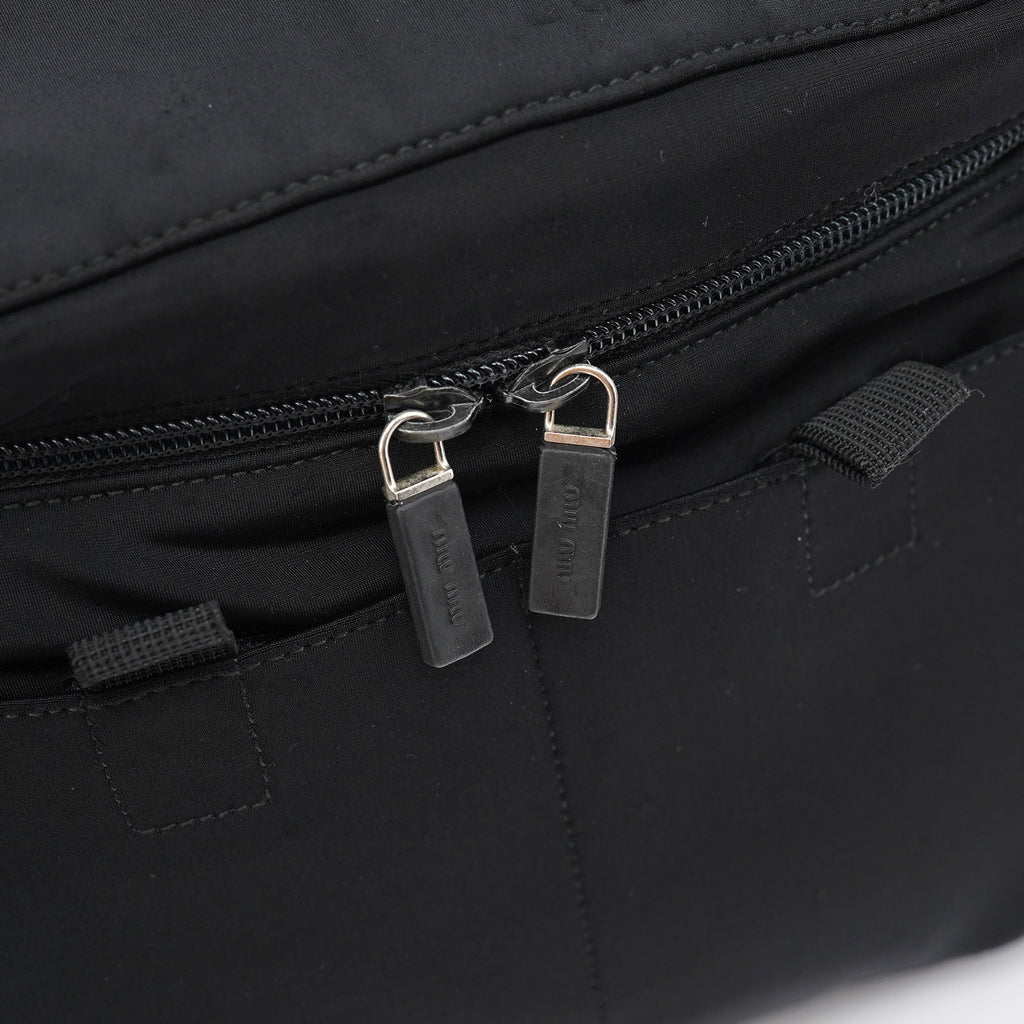 Black Nylon Tactical Crossbody Bag