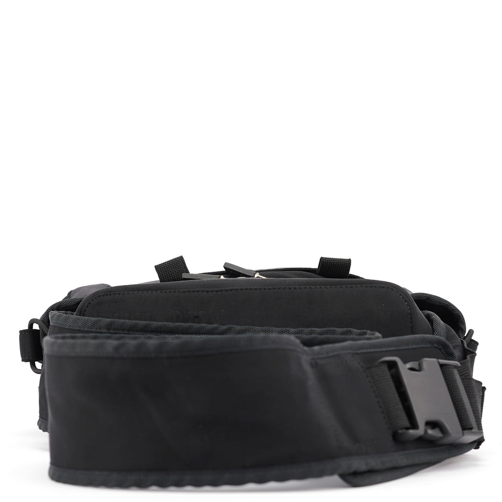 Black Nylon Tactical Crossbody Bag