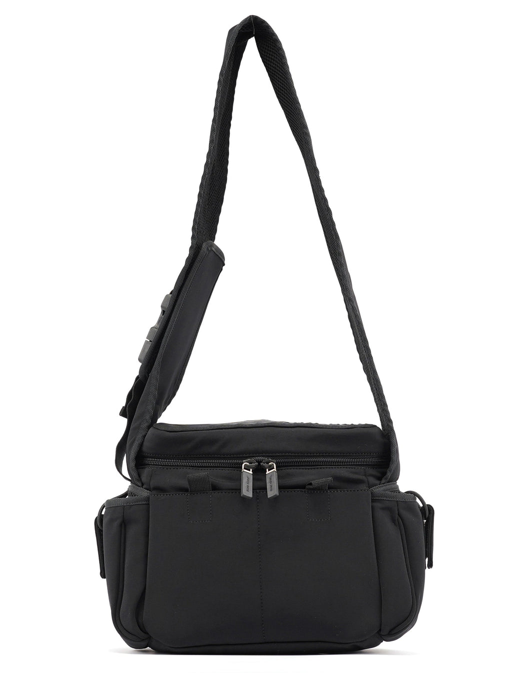 Black Nylon Tactical Crossbody Bag