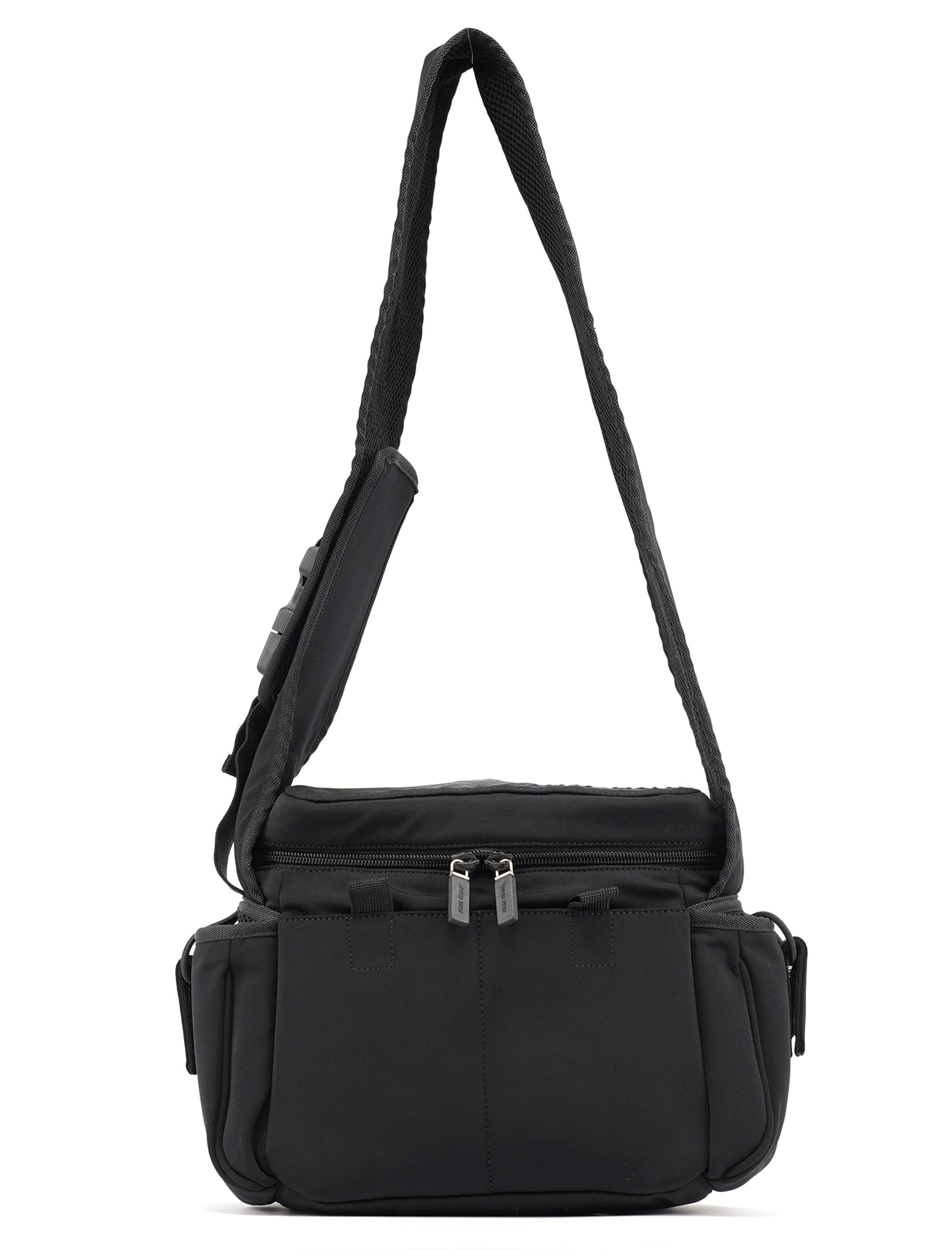 Black Nylon Tactical Crossbody Bag