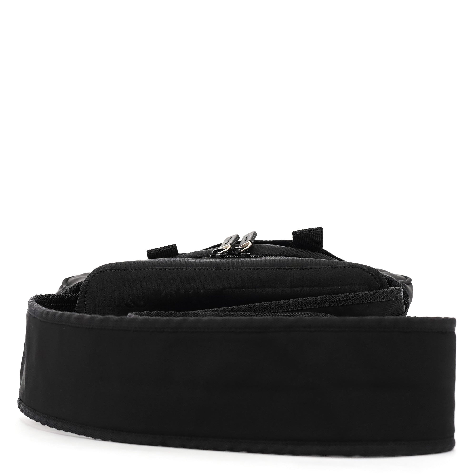 Black Nylon Tactical Crossbody Bag