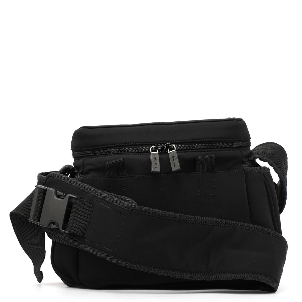 Black Nylon Tactical Crossbody Bag