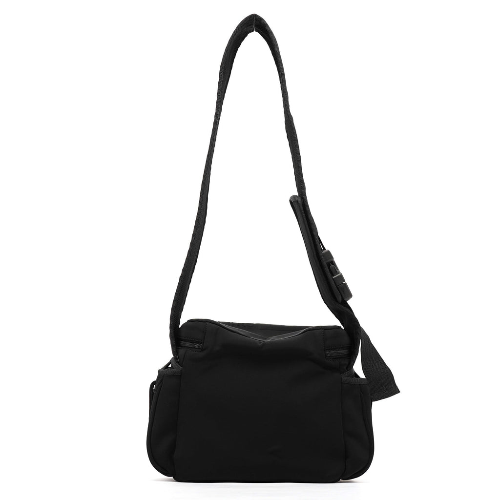 Black Nylon Tactical Crossbody Bag