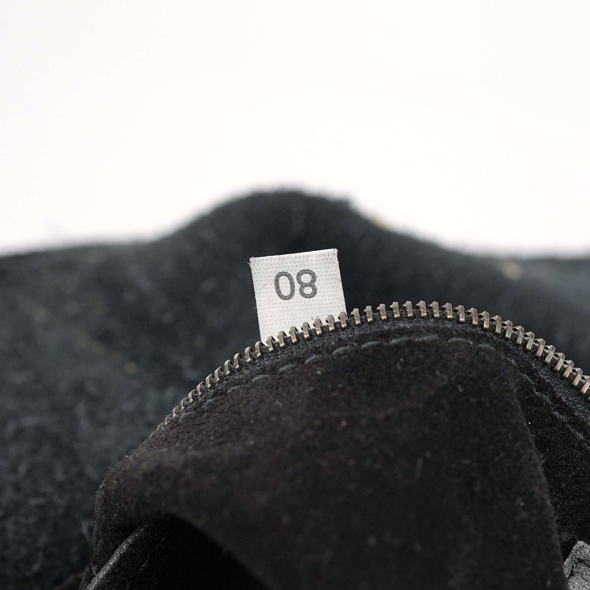 Black Pebbled Leather Belt Tote