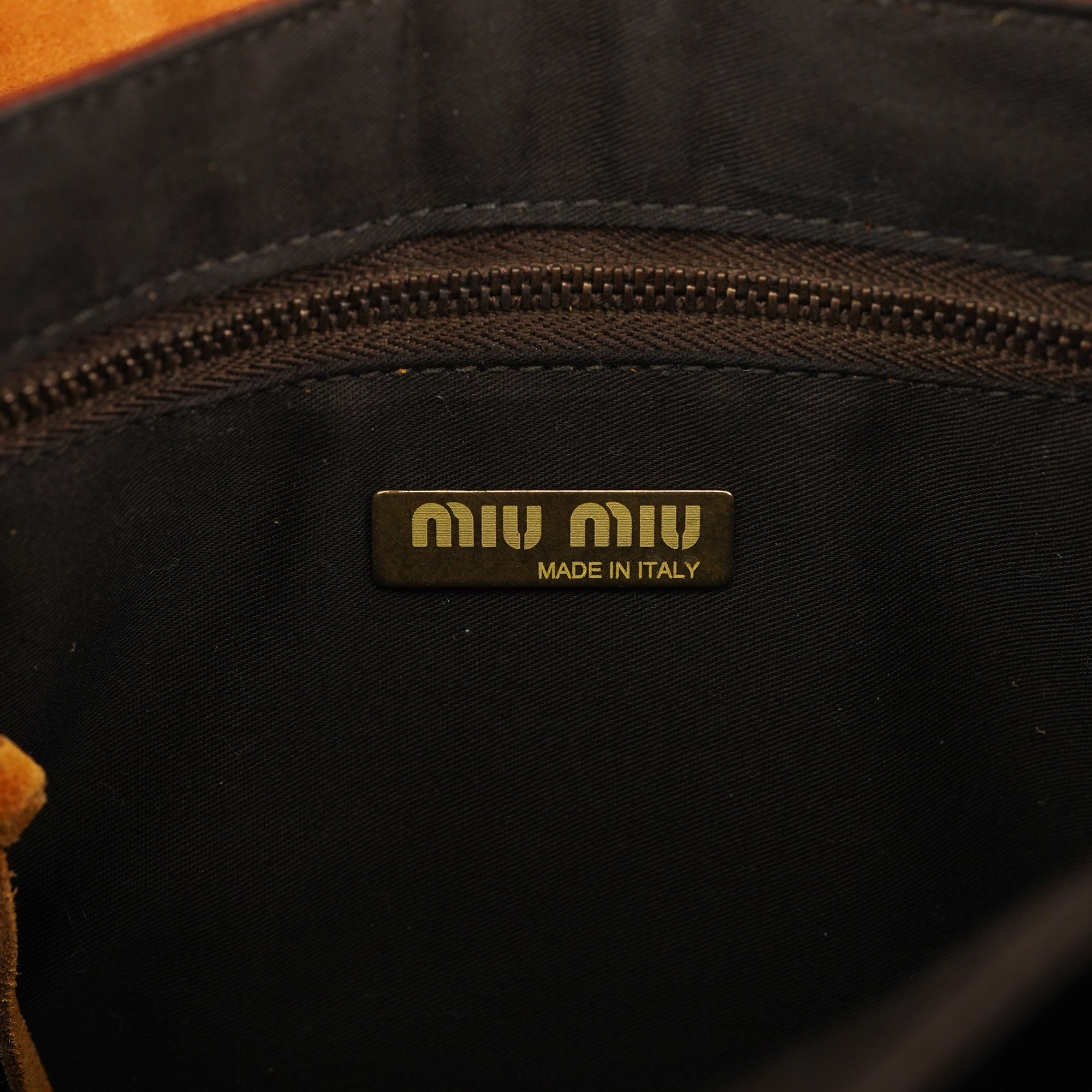 Brown Croc Embossed Belt Shoulder Bag