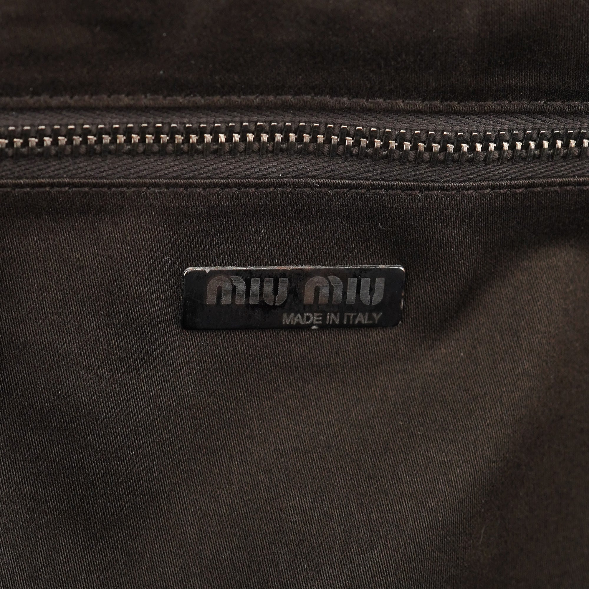 Brown Croc Embossed Clutch Shoulder Bag