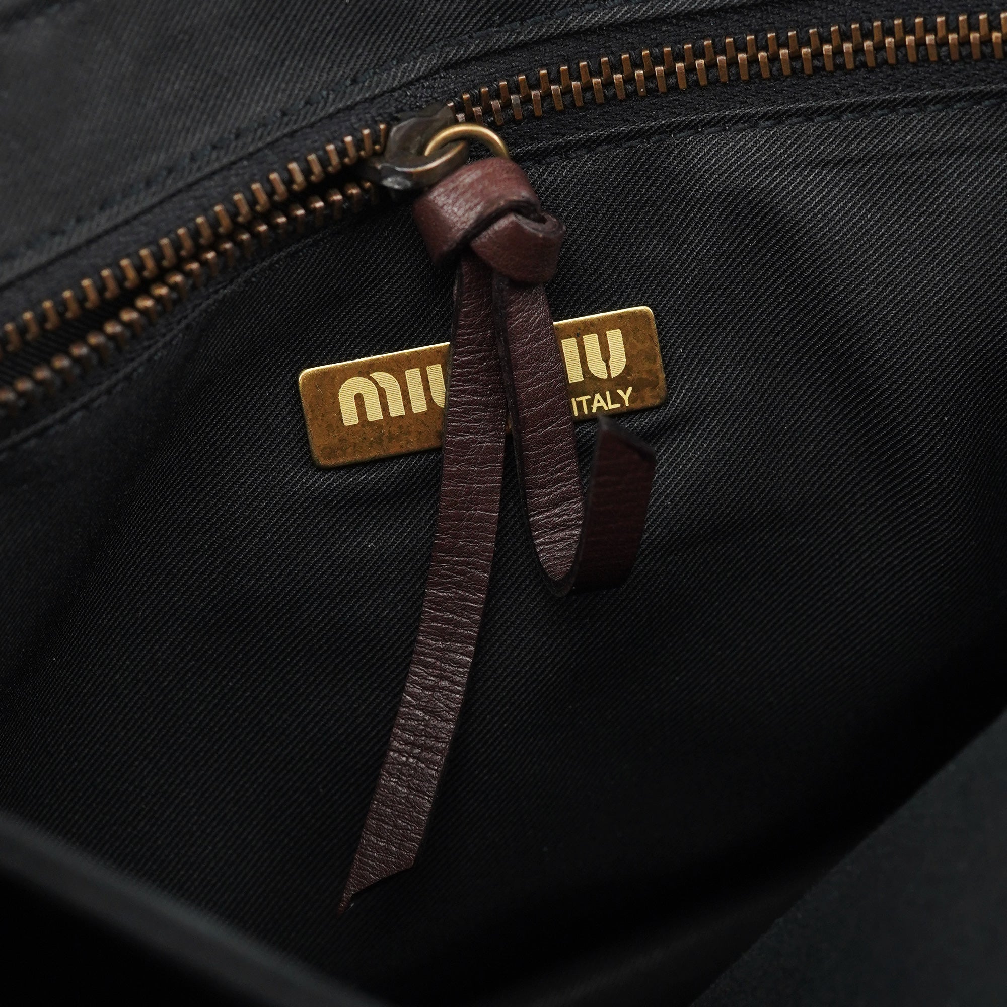 Brown Leather Belt Shoulder Bag