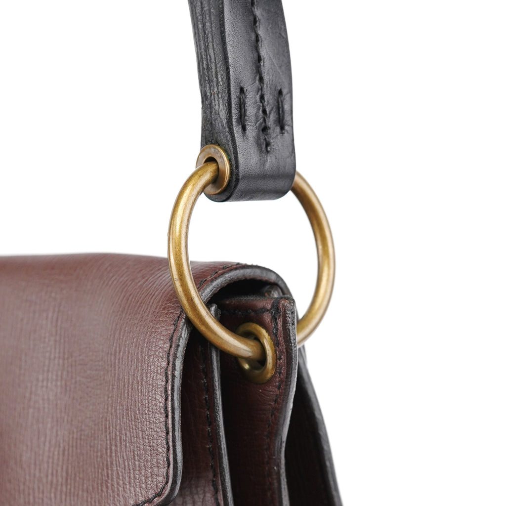 Brown Leather Belt Shoulder Bag