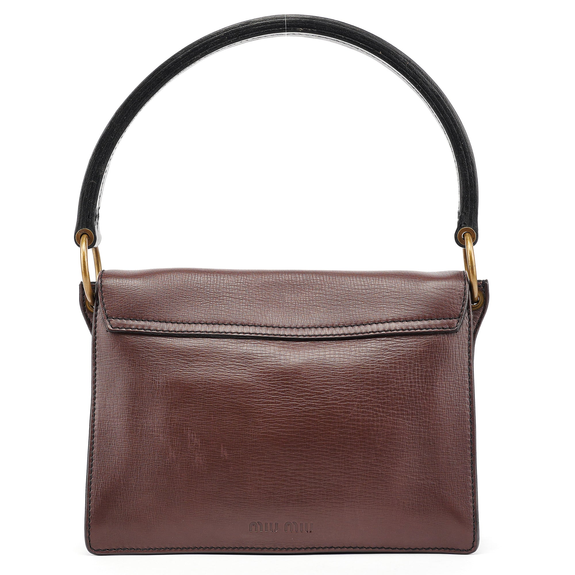 Brown Leather Belt Shoulder Bag