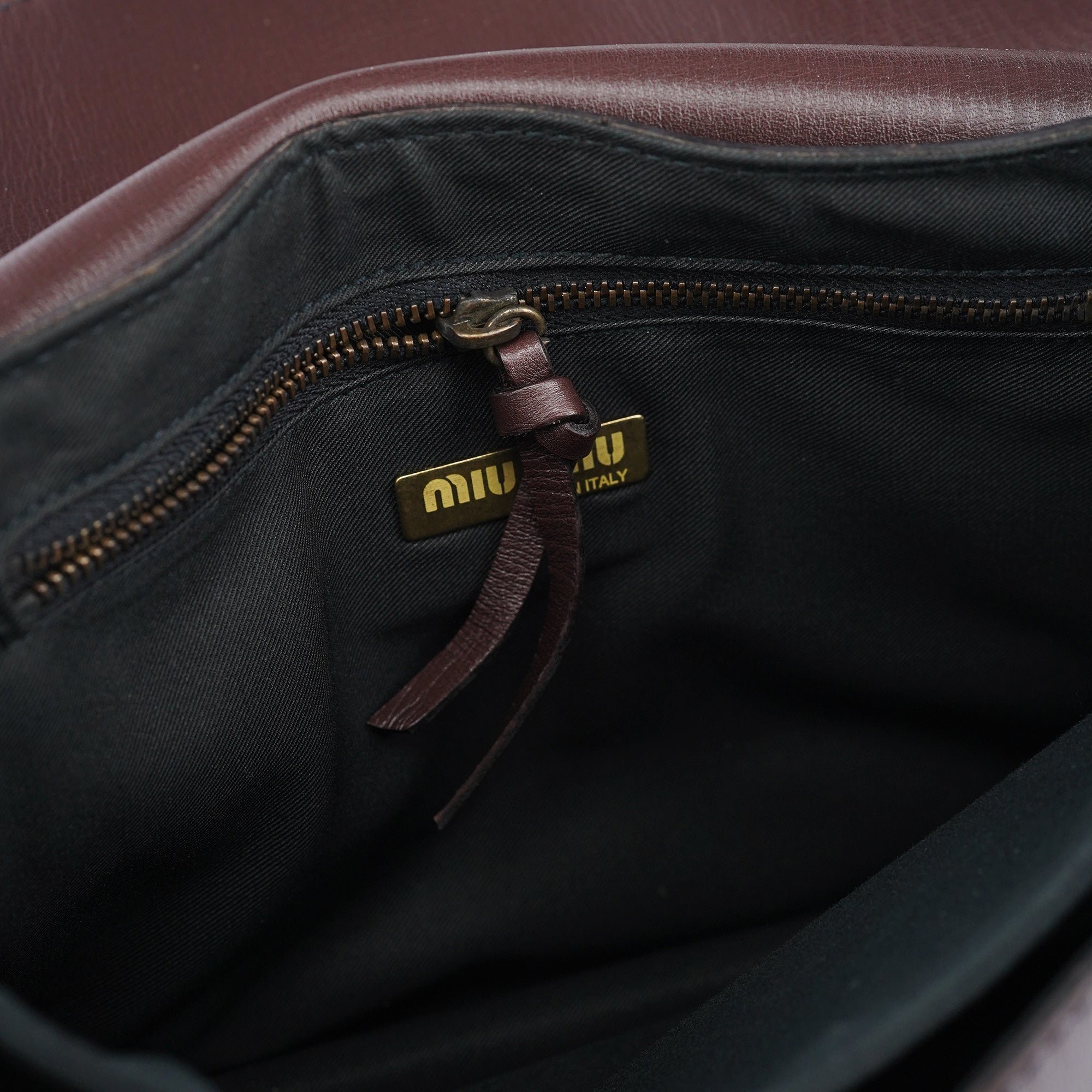 Brown Leather Belt Shoulder Bag