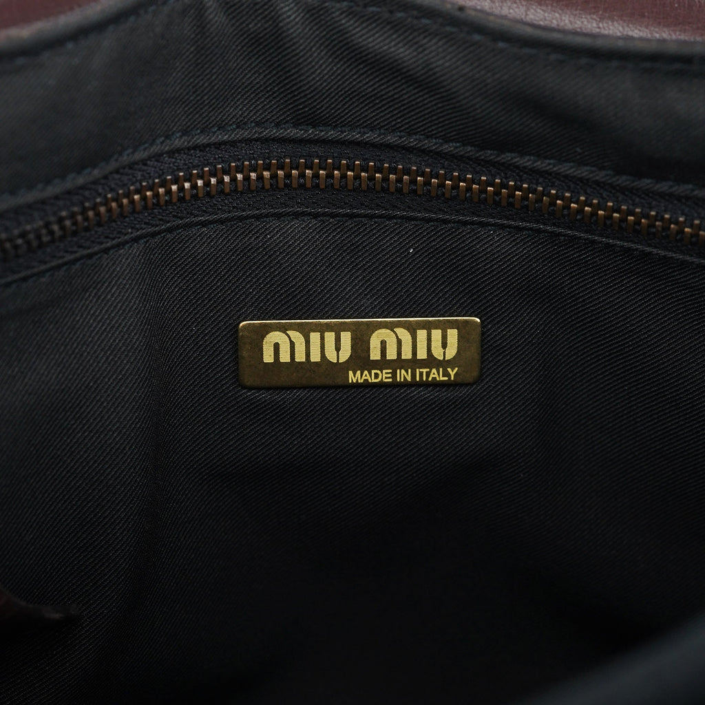 Brown Leather Belt Shoulder Bag