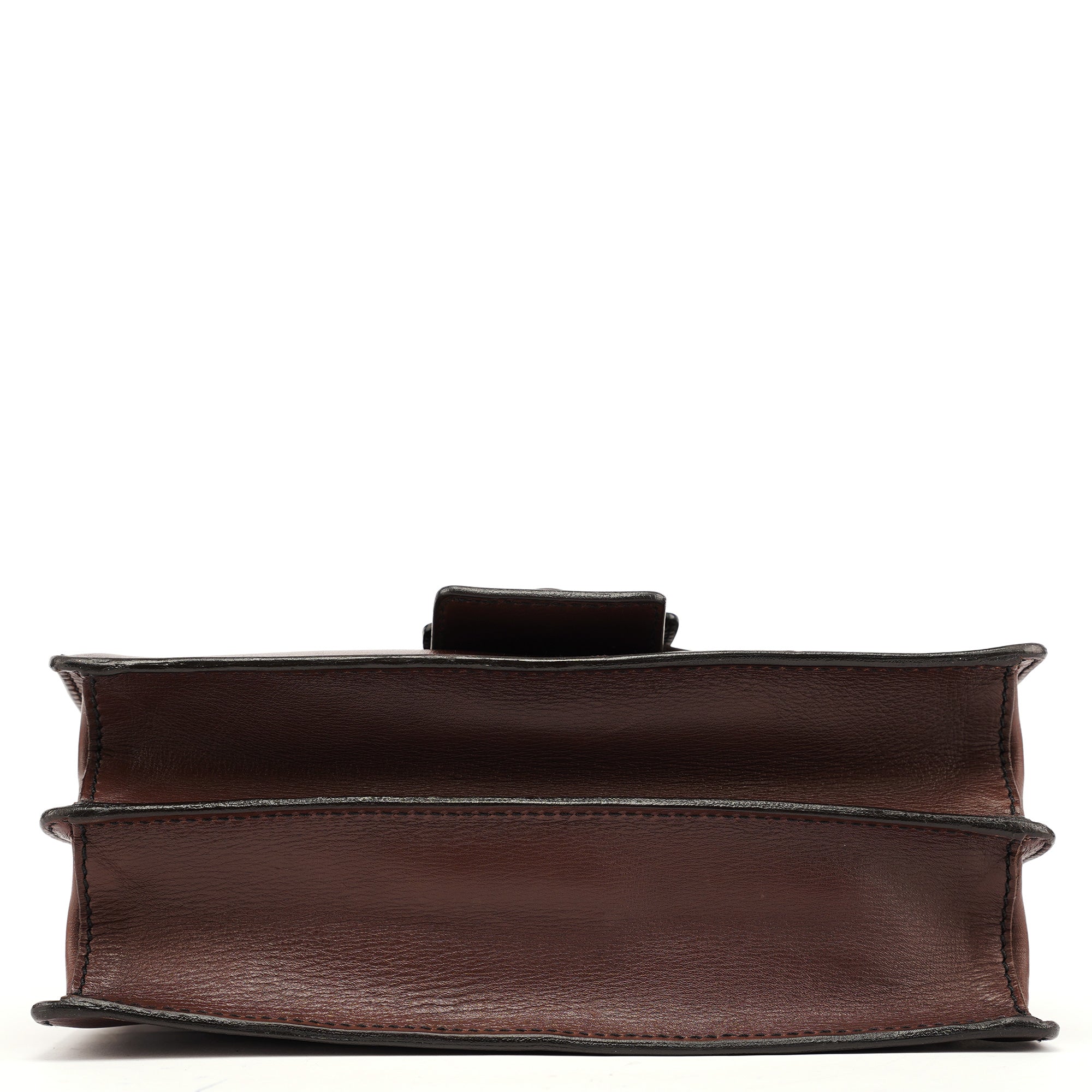Brown Leather Belt Shoulder Bag