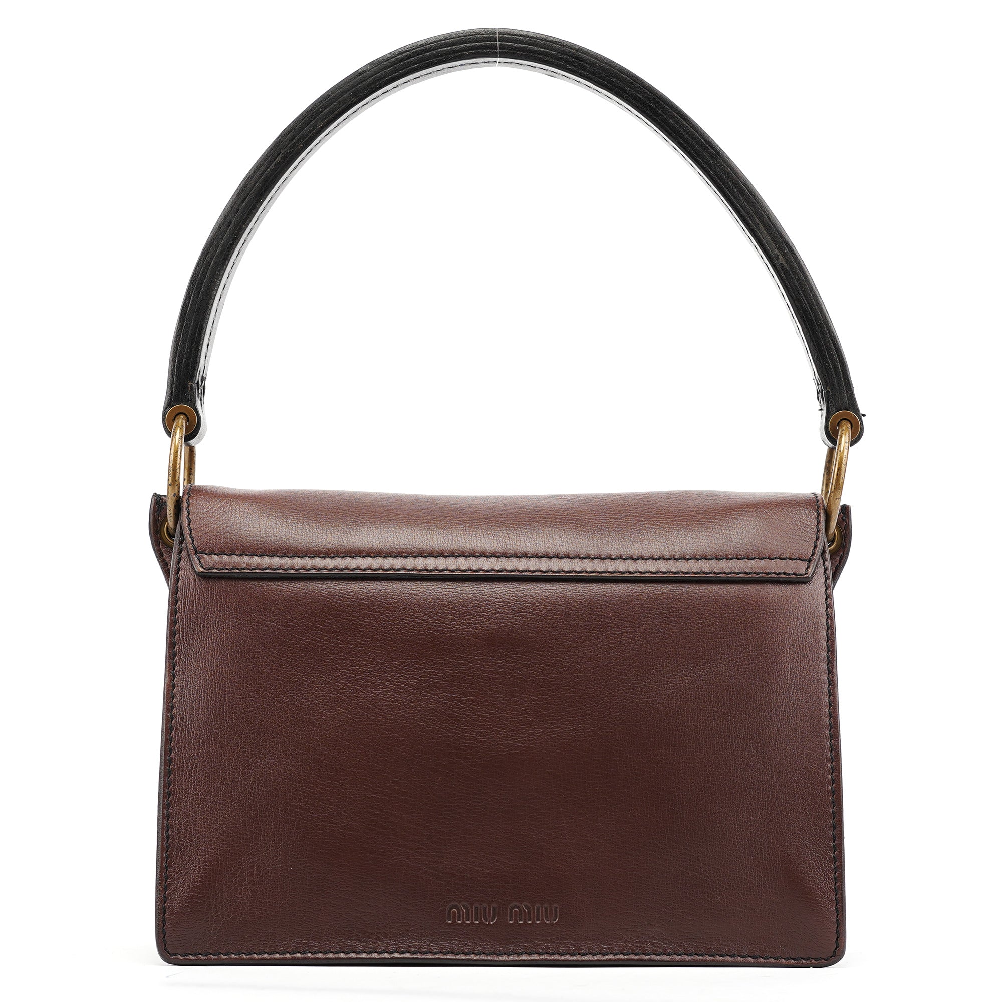 Brown Leather Belt Shoulder Bag