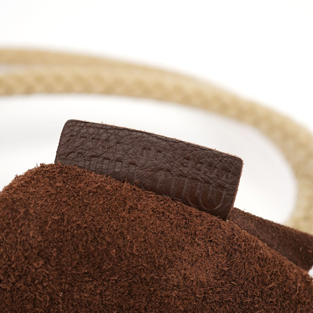Brown Leather Rope Shoulder Bag