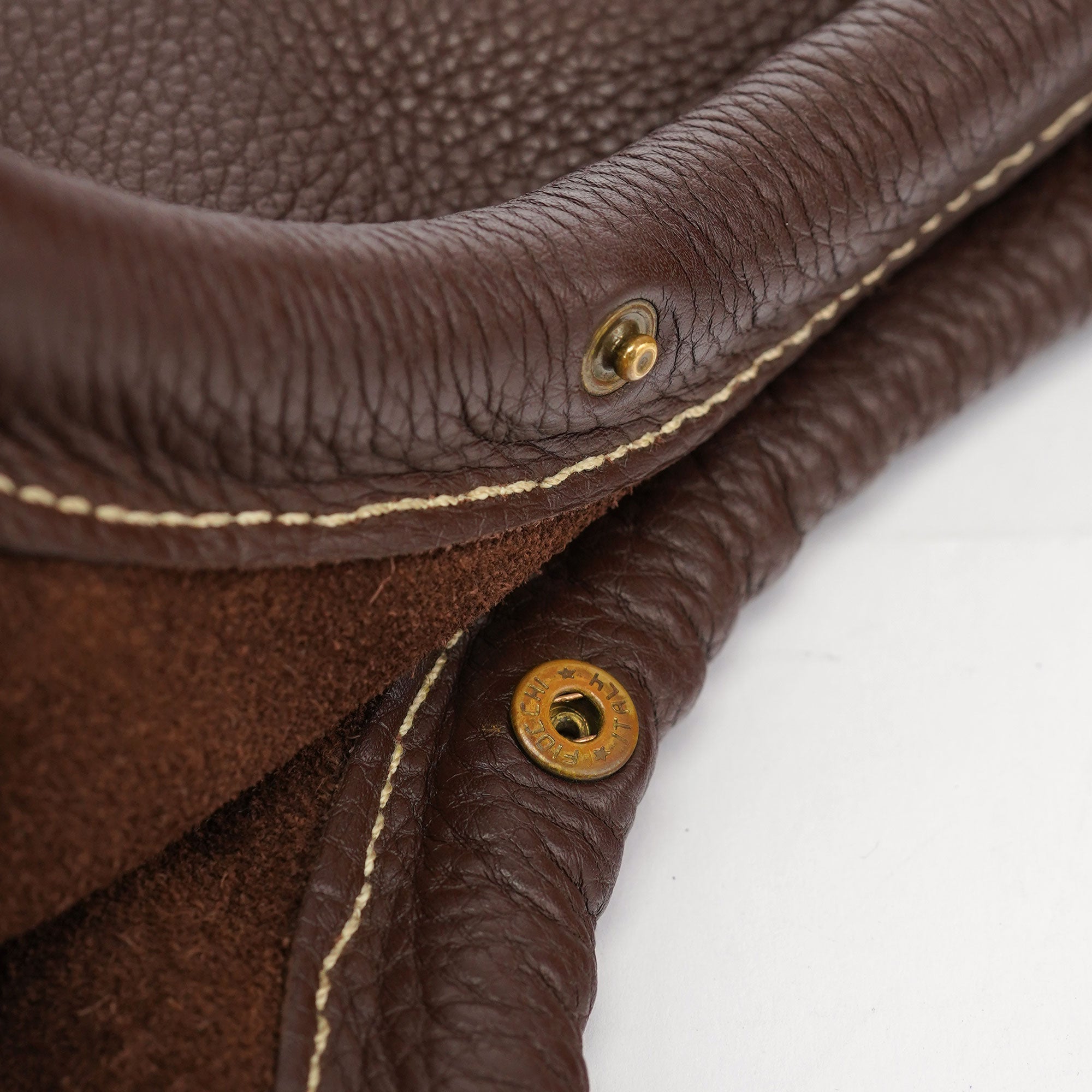 Brown Leather Rope Shoulder Bag