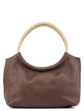Brown Leather Rope Shoulder Bag