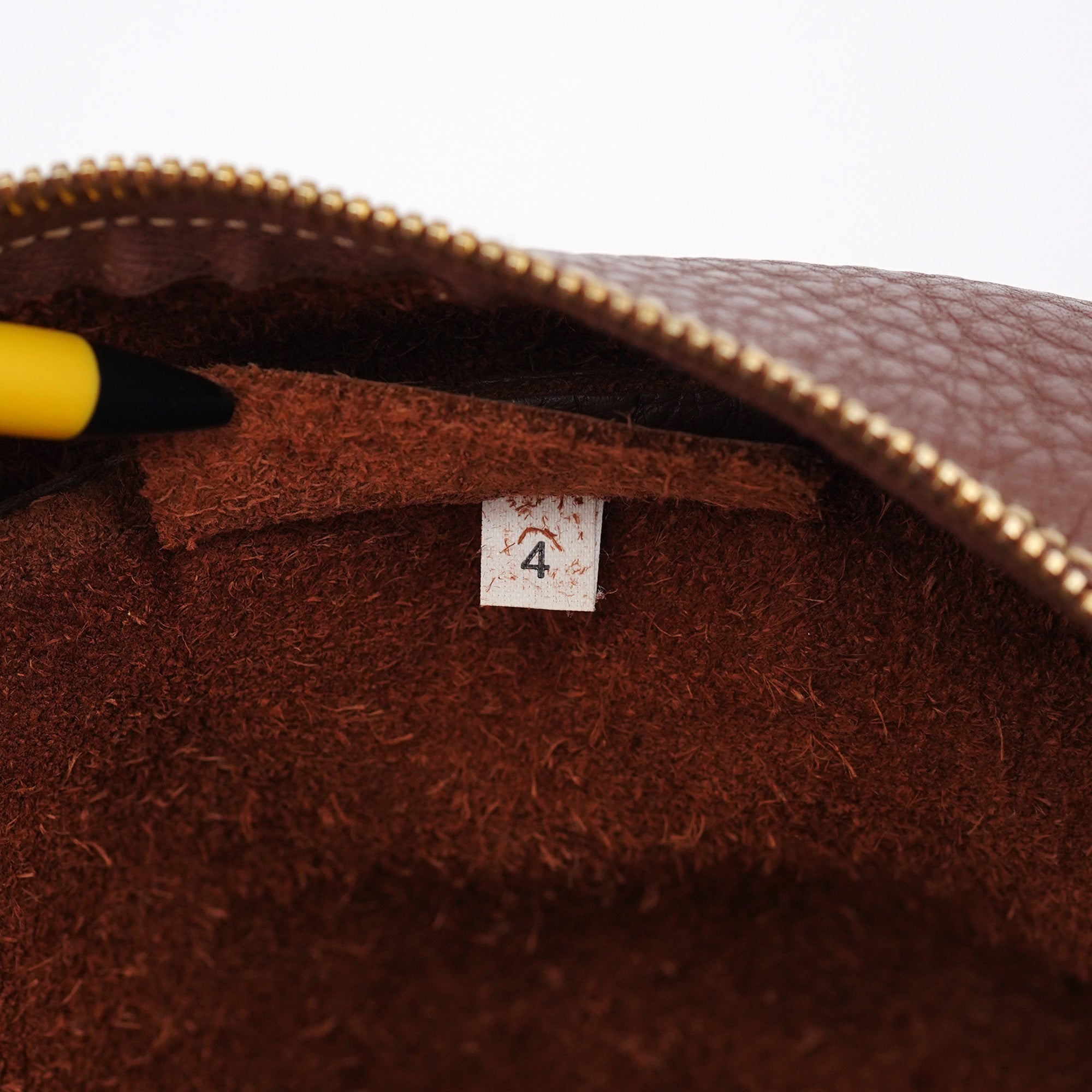 Brown Pebbled Leather Shoulder Bag
