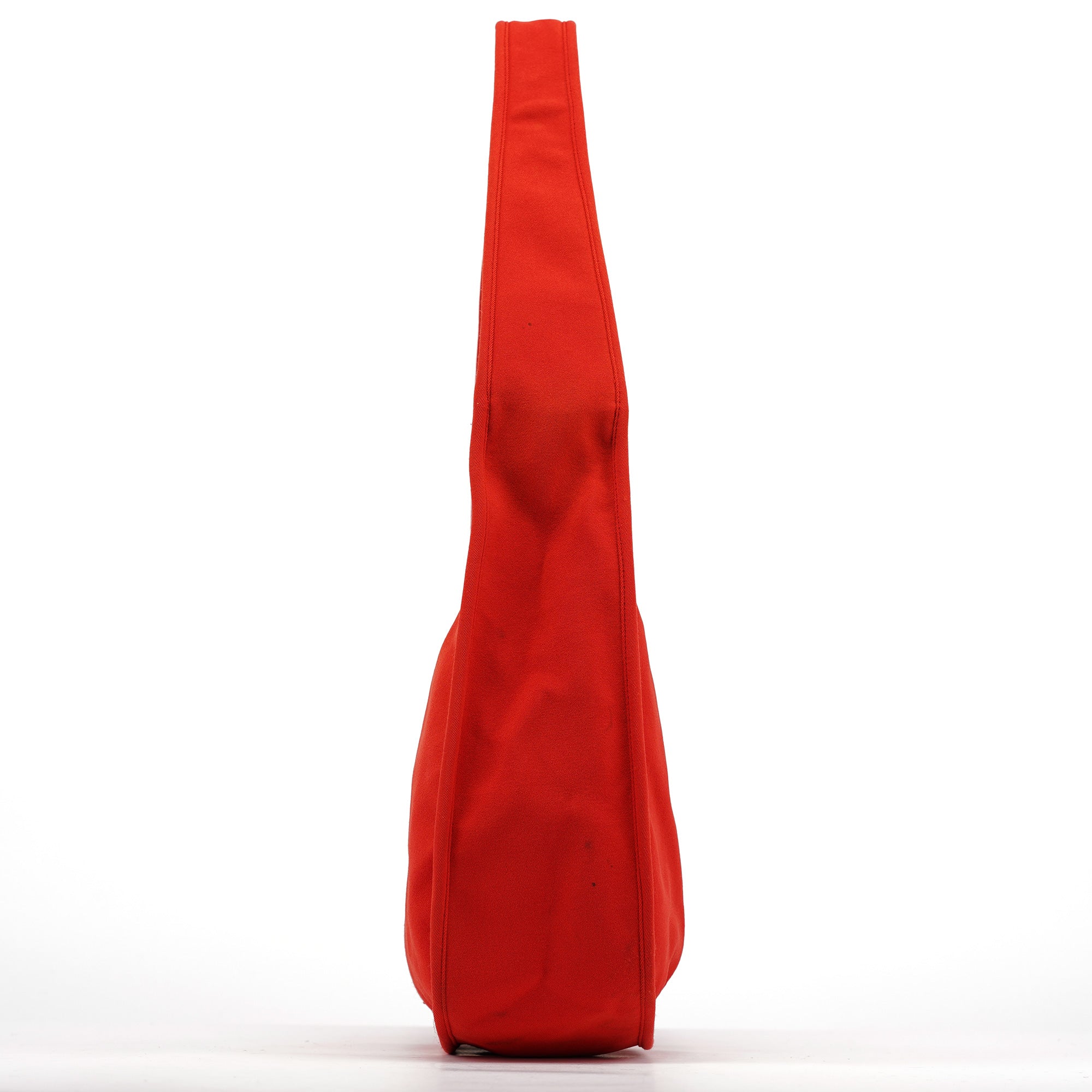 Coral Red Mesh Hobo Shoulder Bag