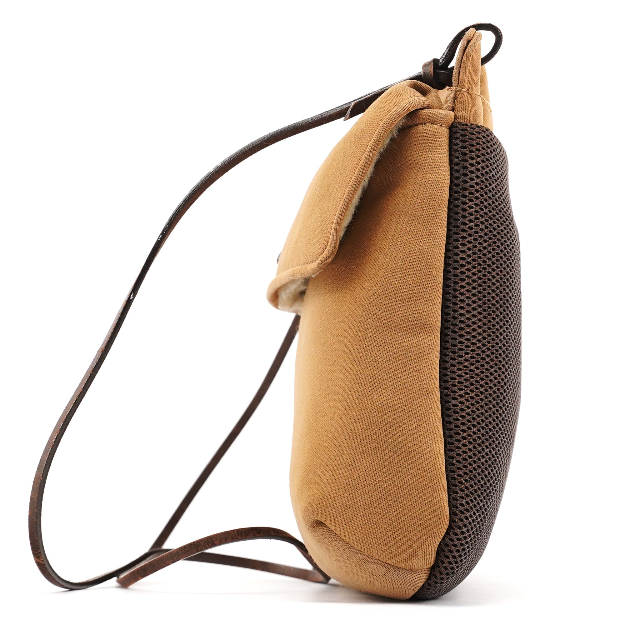 Fall 1999 Beige Shearling Crossbody Bag