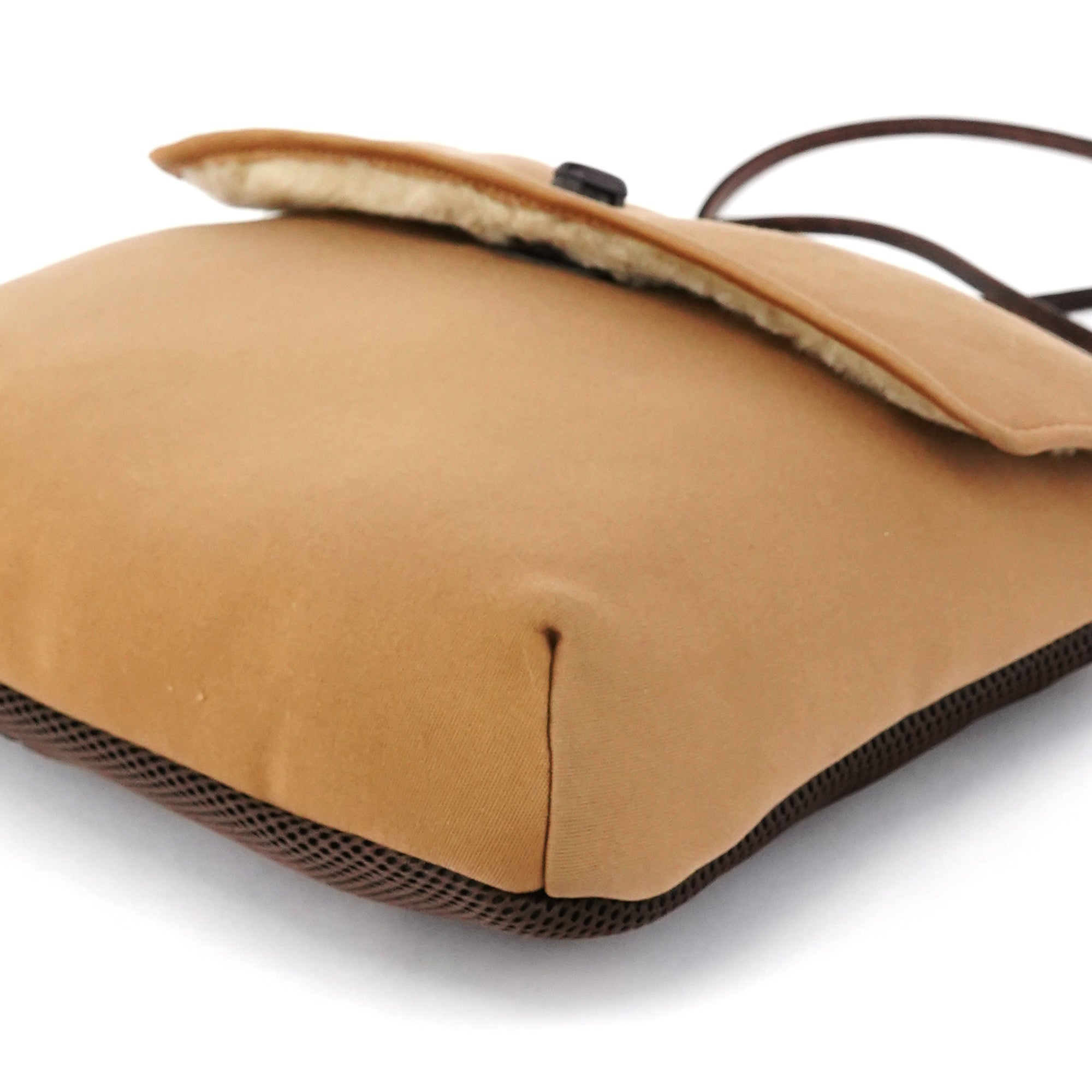 Fall 1999 Beige Shearling Crossbody Bag
