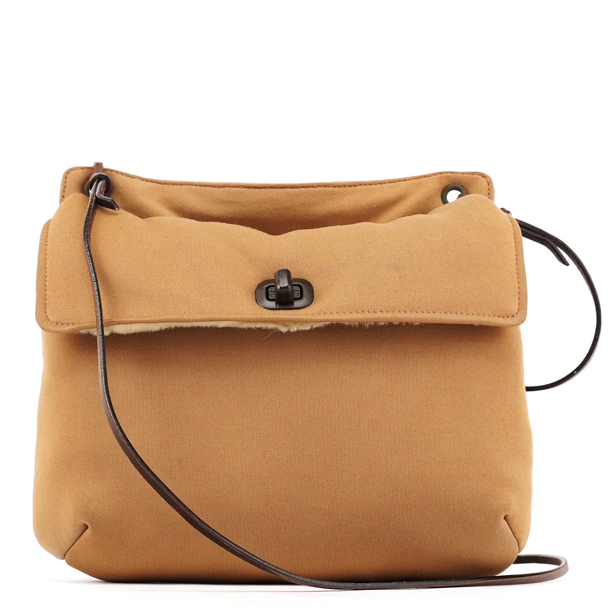 Fall 1999 Beige Shearling Crossbody Bag