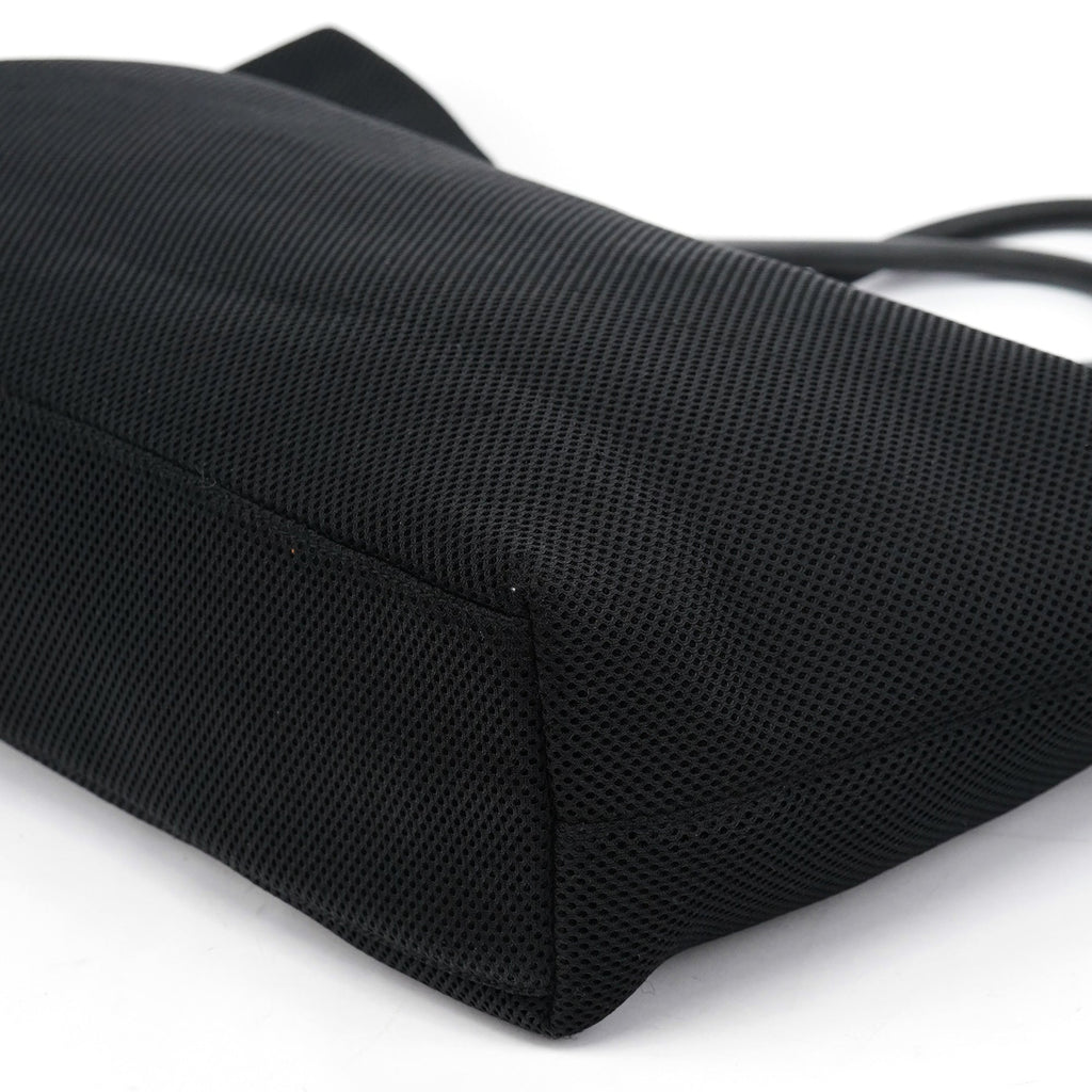 Large Black Mesh Tote Bag