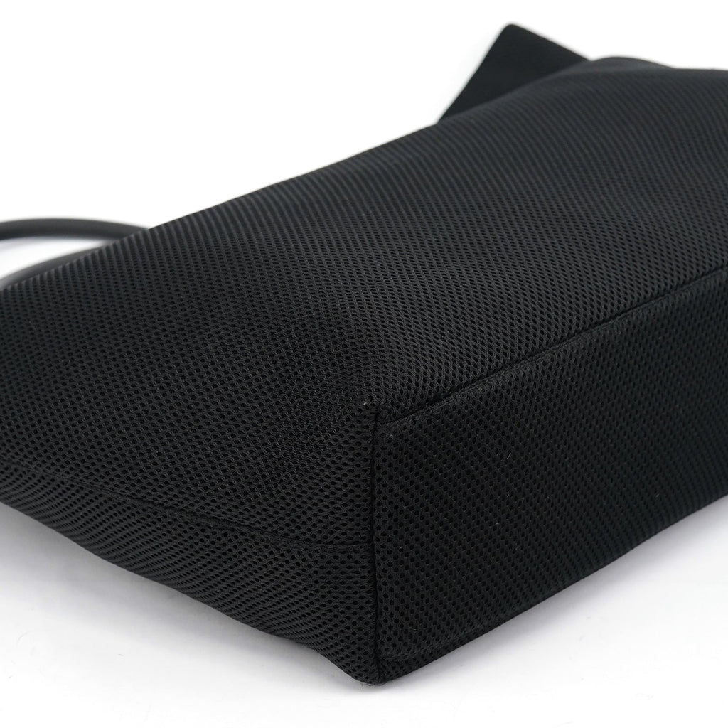 Large Black Mesh Tote Bag