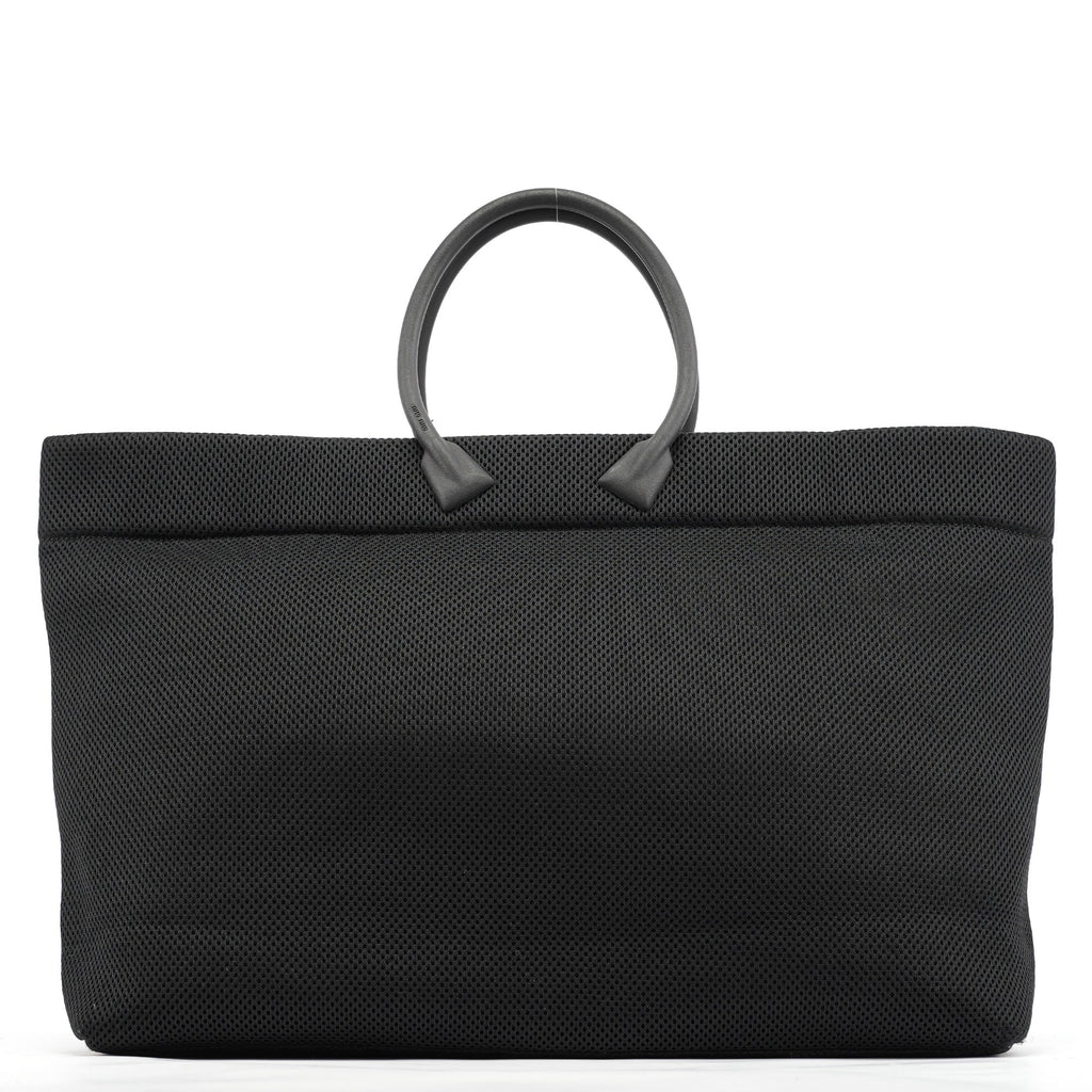 Large Black Mesh Tote Bag