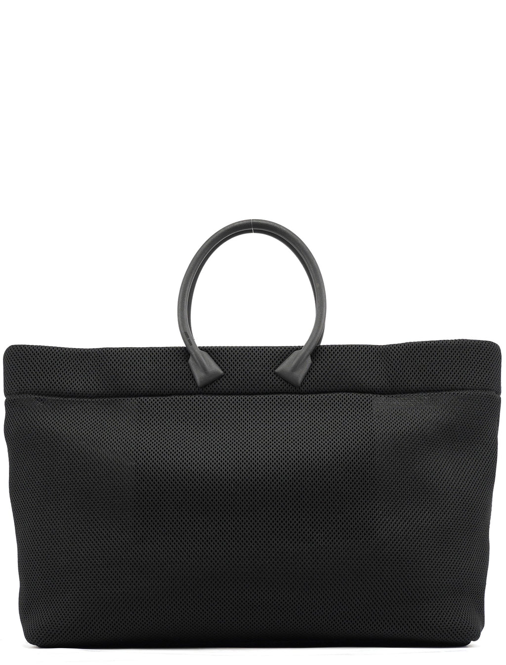 Large Black Mesh Tote Bag