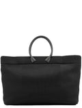 Large Black Mesh Tote Bag