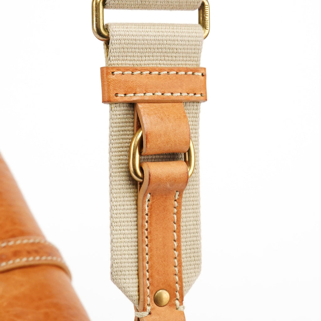Light Brown Leather Shoulder Bag