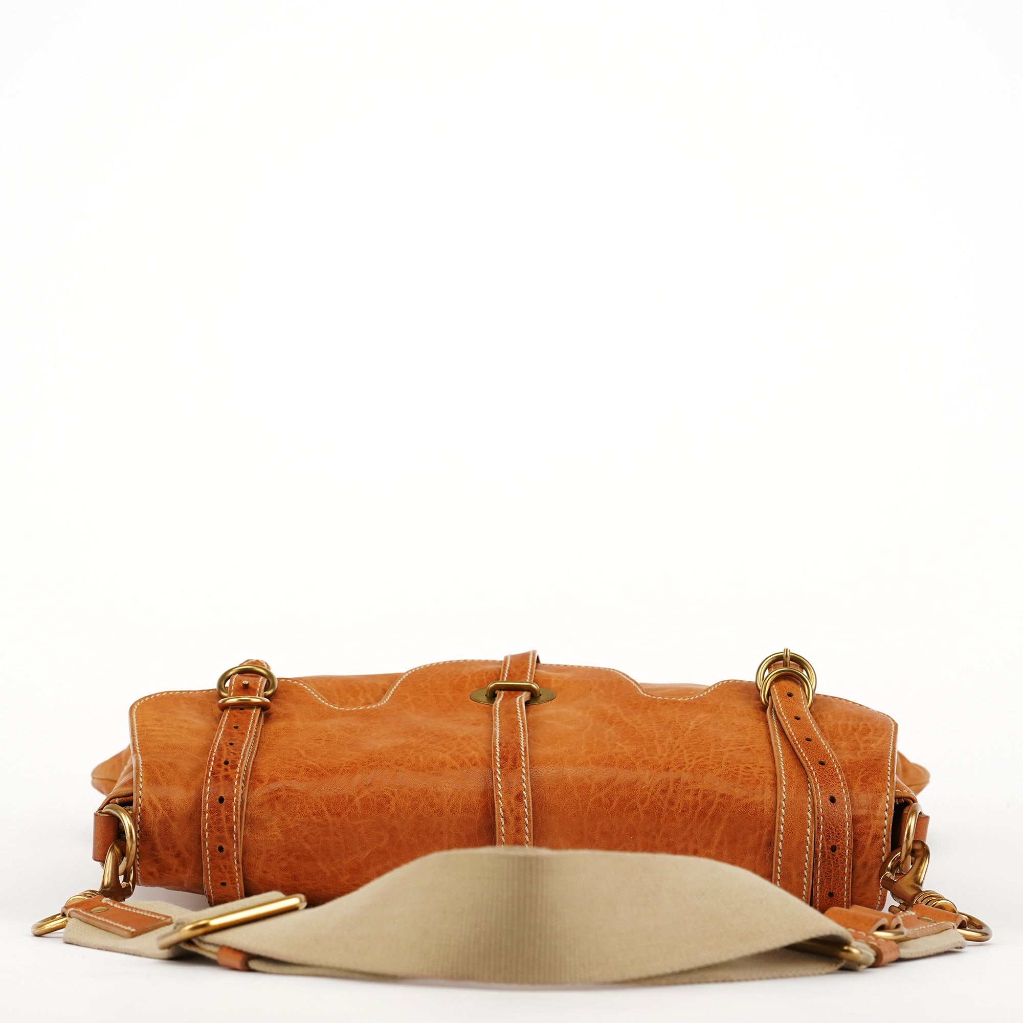 Light Brown Leather Shoulder Bag
