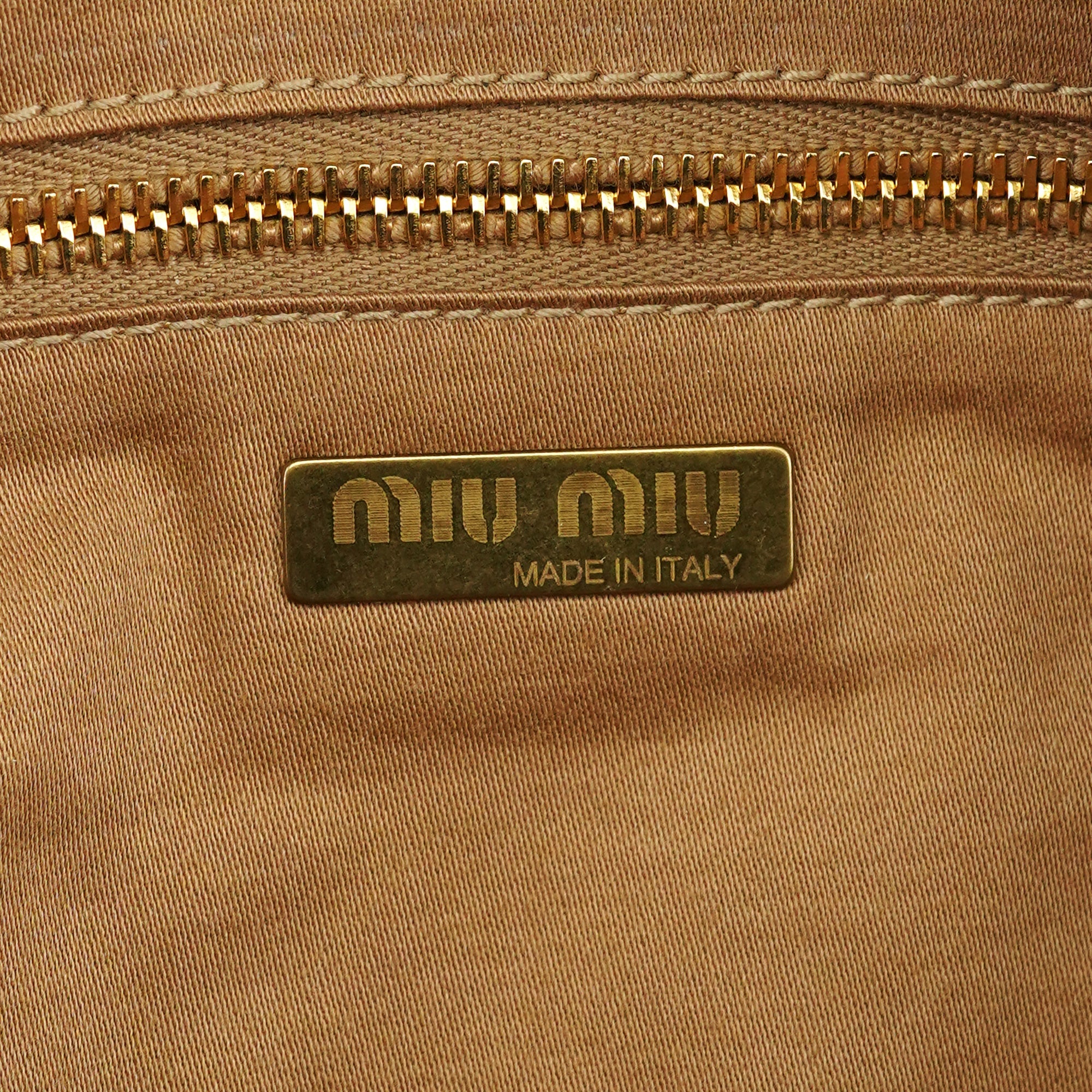 Light Brown Leather Shoulder Bag
